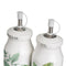 Olie en azijnset GREENS Wit Groen Hout Keramiek 210 ml 21 x 8,5 x 18 cm 4 Onderdelen