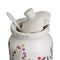 Melk- en Suikerpot BERRIES Wit Rood Groen Keramiek 250 ml 18,5 x 9 x 10 cm
