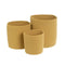 Mandenset Geel 27 L (3 Stuks)