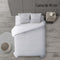 Noorse hoes ARLA Wit Grijs Bed van 90 155 x 240 x 0,2 cm