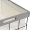 Mandenset Grijs Polyester Ijzer Hout MDF 800 ml 2 L 3 L 6 L 1,2 L 42 x 31 x 54 cm