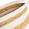 Mandenset Wit Natuurlijk Katoen Waterhyacint (3 Stuks)