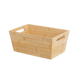 Mand Natuurlijk Bamboe Hout MDF 7 L 30 x 20 x 13 cm