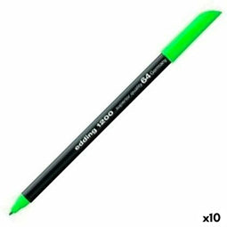 Markeerstiften Edding 1200 Groen (10 Stuks)