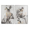 Schilderij Home ESPRIT Vrouw 80 x 3,5 x 120 cm (2 Stuks)