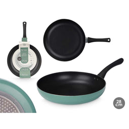 Antiaanbakpan Kinvara 10 Groen Aluminium 28 cm Inductie