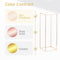 Nuptio Jarrón Dorado para Centros Mesa Boda con Panel Acrílico - Jarrones Altos 3 Piezas para Flores Columna Metal Soporte Centro Mesa Geométrico para Fiesta Cumpleaños Decoración(40cm/60cm/80cm)