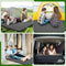 Camping slaapmat voor 2 personen, dubbel/ultralicht, opblaasbaar dubbel luchtmatras, kleine verpakkingsmaat met pomp, extra brede slaapmat, 115 cm, voor outdoor, wandelen, trekking, stran...