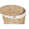 Wasmand DKD Home Decor Natuurlijk Bruin Wit Tropisch 40 x 40 x 58 cm