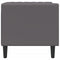 Fauteuil Chesterfield-stijl kunstleer grijs