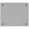 Magneetbord voor aan de wand 60x50 cm gehard glas wit