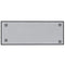 Magneetbord voor aan de wand 80x30 cm gehard glas zwart