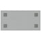 Magneetbord voor aan de wand 40x20 cm gehard glas wit