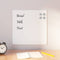 Wandmagneetbord 40x40 cm gehard glas wit