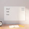 Wandmagneetbord 60x40 cm gehard glas wit