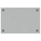Wandmagneetbord 60x40 cm gehard glas wit