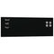 Wandbord wandmontage 60x20 cm gehard glas zwart
