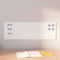 Wandbord wandmontage 60x20 cm gehard glas wit