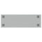 Wandbord wandmontage 60x20 cm gehard glas wit