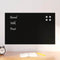 Magneetbord voor aan de wand 80x50 cm gehard glas zwart