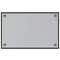 Magneetbord voor aan de wand 80x50 cm gehard glas zwart