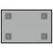 Magneetbord voor aan de wand 30x20 cm gehard glas zwart