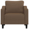 Fauteuil 60 cm stof bruin