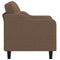 Fauteuil 60 cm stof bruin