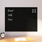 Wandbord wandmontage 80x60 cm gehard glas zwart