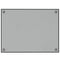 Wandbord wandmontage 80x60 cm gehard glas zwart