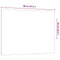 Wandbord wandmontage 80x60 cm gehard glas zwart