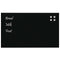 Wandbord 100x60 cm gehard glas zwart