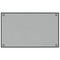 Wandbord 100x60 cm gehard glas zwart