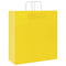 Papieren kraftzakken 250 st met hengsels 45x17x48 cm geel