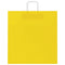 Papieren kraftzakken 250 st met hengsels 45x17x48 cm geel