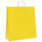 Papieren kraftzakken 250 st met hengsels 45x17x48 cm geel
