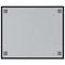 Magneetbord voor aan de wand 60x50 cm gehard glas zwart