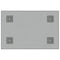 Magneetbord voor aan de wand 30x20 cm gehard glas wit