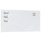 Magneetbord voor aan de wand 100x50 cm gehard glas wit
