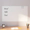 Wandmagneetbord 100x60 cm gehard glas wit