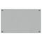 Wandmagneetbord 100x60 cm gehard glas wit