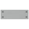Magneetbord voor aan de wand 80x30 cm gehard glas wit