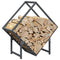 Brandhoutrek 60x25x60 cm koudgewalst staal antracietkleurig