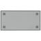 Magneetbord voor aan de wand 60x30 cm gehard glas zwart