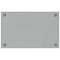 Magneetbord voor aan de wand 80x50 cm gehard glas wit