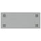 Magneetbord voor aan de wand 50x20 cm gehard glas wit