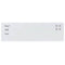 Magneetbord voor aan de wand 100x30 cm gehard glas wit