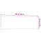 Magneetbord voor aan de wand 100x30 cm gehard glas wit