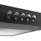 Ciarra Afzuigkap 60 cm klasse A+ - 220 m/uur - Afzuigkap - Afzuigkap - Afvoeren of recyclen - Inclusief koolfilter - LED-verlichting - Zwart - CBCB6903D