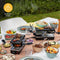 Tristar RA-2742 Connectable Raclette - Uitbreidbaar en koppelbaar Gourmetstel - Set 4 personen
